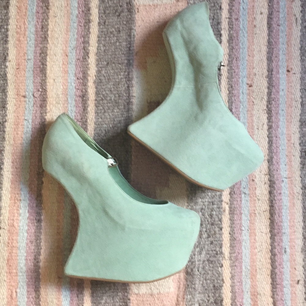 Night Walk Jeffrey Campbell Ming Suede Shoes